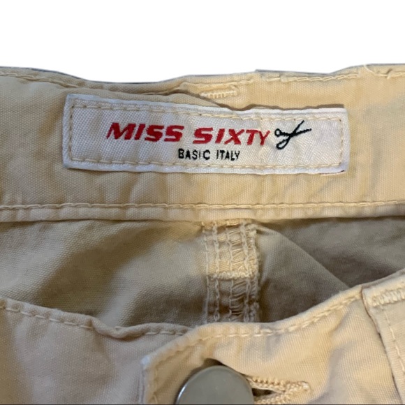 y2k miss sixty low-rise khaki flares - Picture 2 of 4